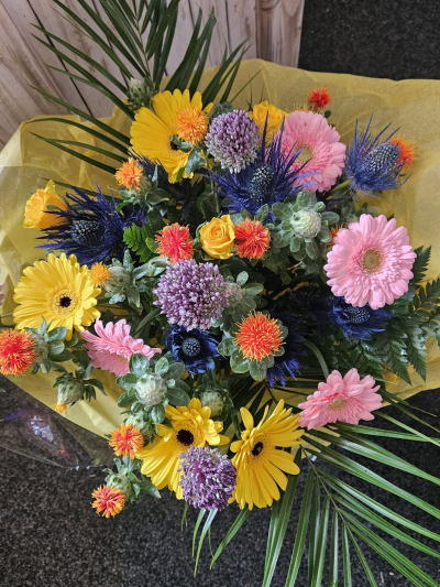 Summer Carnival - A bold and colourful bouquet bursting with bright, joyful shades.