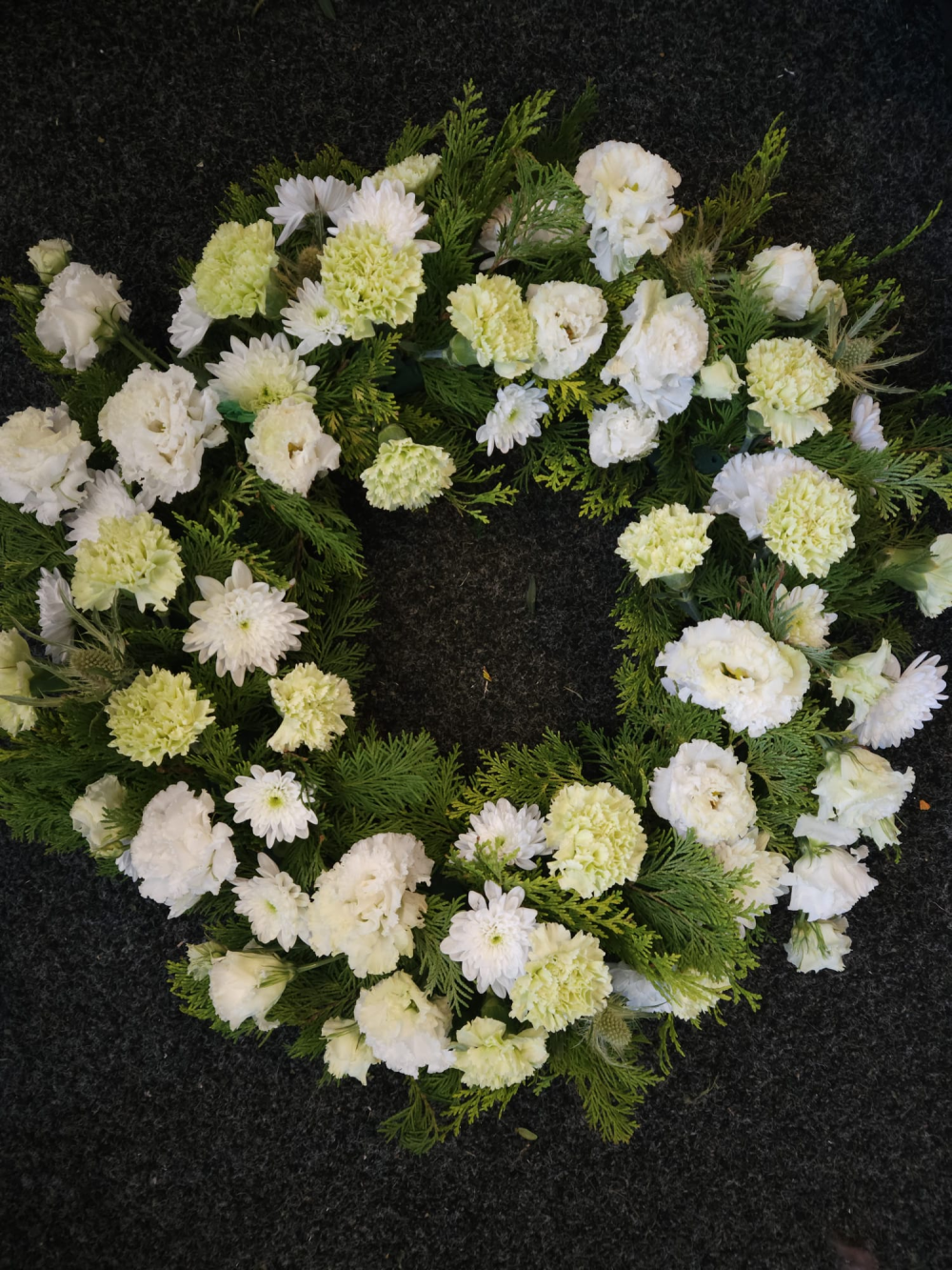 Peaceful White Wreath Product Image