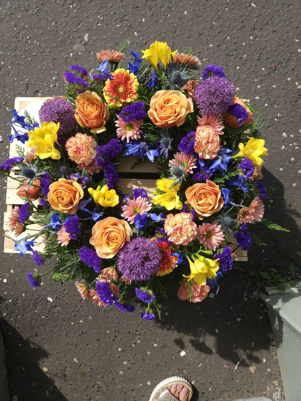 Colourful Memories Wreath Product Image